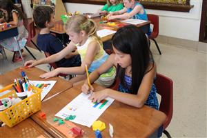 Student using graphs to learn shapes 